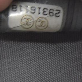 Chanel  Lambskin Quilted Chanel 19 Round Clutch With Chain Grey