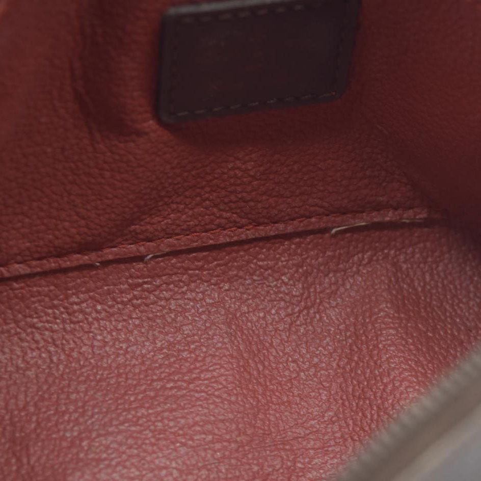 Louis Vuitton $600 Damier Ebene Pochette Cosmetic Pouch Bag