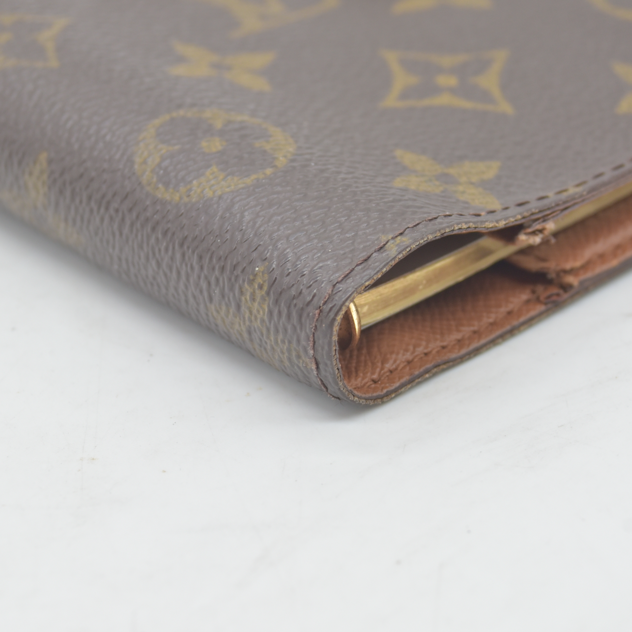 $505 1998 LOUIS VUITTON Monogram Small Ring Agenda Cover CA1908