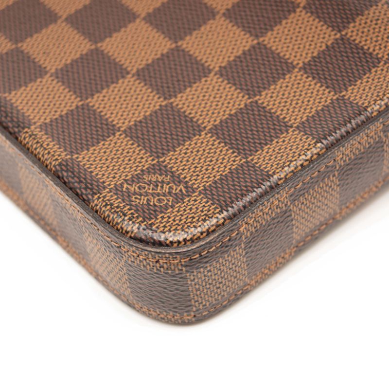 Louis Vuitton Damier Ebene Pochette Felicie Chain Wallet