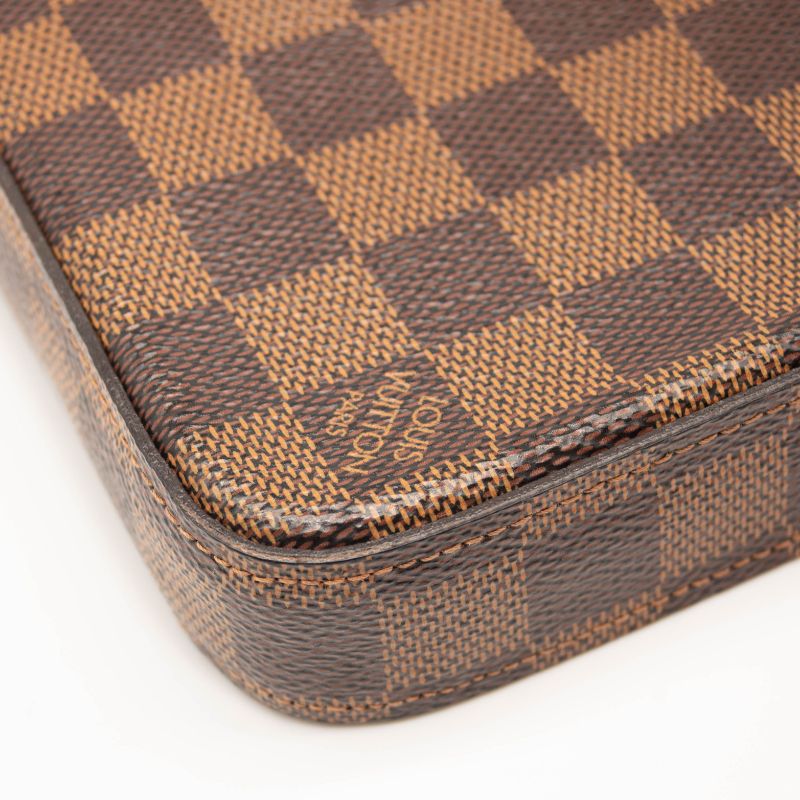 Louis Vuitton Damier Ebene Pochette Felicie Chain Wallet