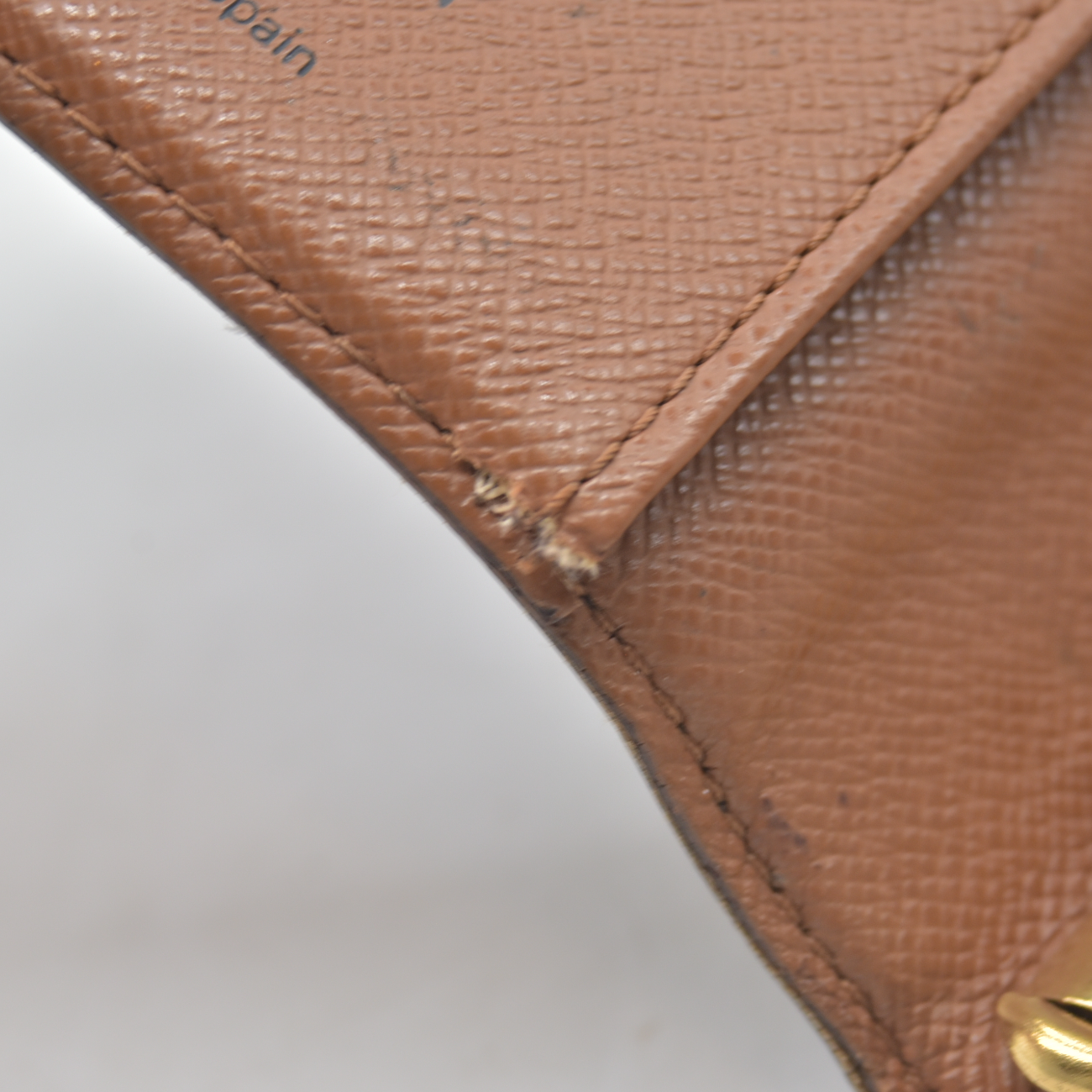 $815 2003 Louis Vuitton Monogram Porte Papier Zippe Wallet SP0083