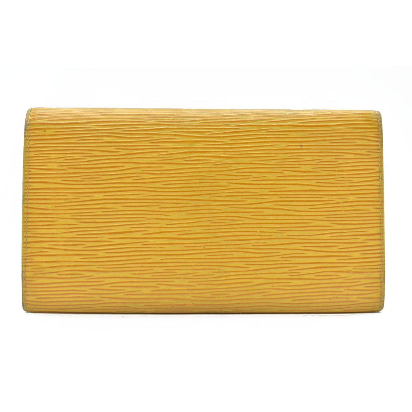 Louis Vuitton Vintage 1996 Yellow Epi Leather Tri-Fold Sarah sWallet CA0090