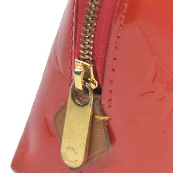 $530 Louis Vuitton  Vernis Cosmetic Pouch Cherry