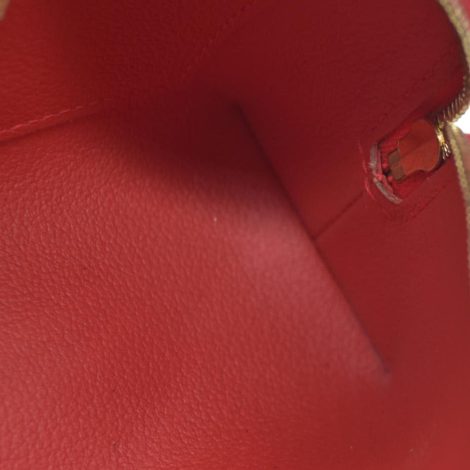 $530 Louis Vuitton  Vernis Cosmetic Pouch Cherry