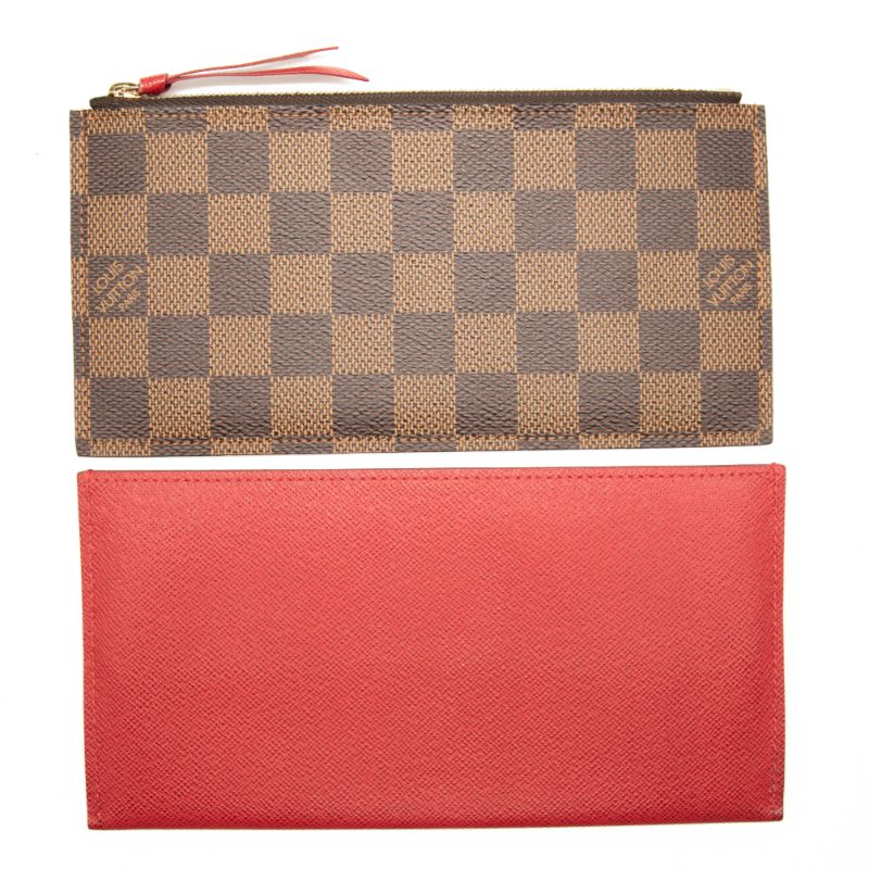 Louis Vuitton Damier Ebene Pochette Felicie Chain Wallet