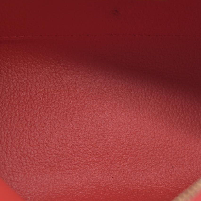 $530 Louis Vuitton  Vernis Cosmetic Pouch Cherry