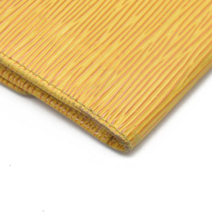 Louis Vuitton Vintage 1996 Yellow Epi Leather Tri-Fold Sarah sWallet CA0090