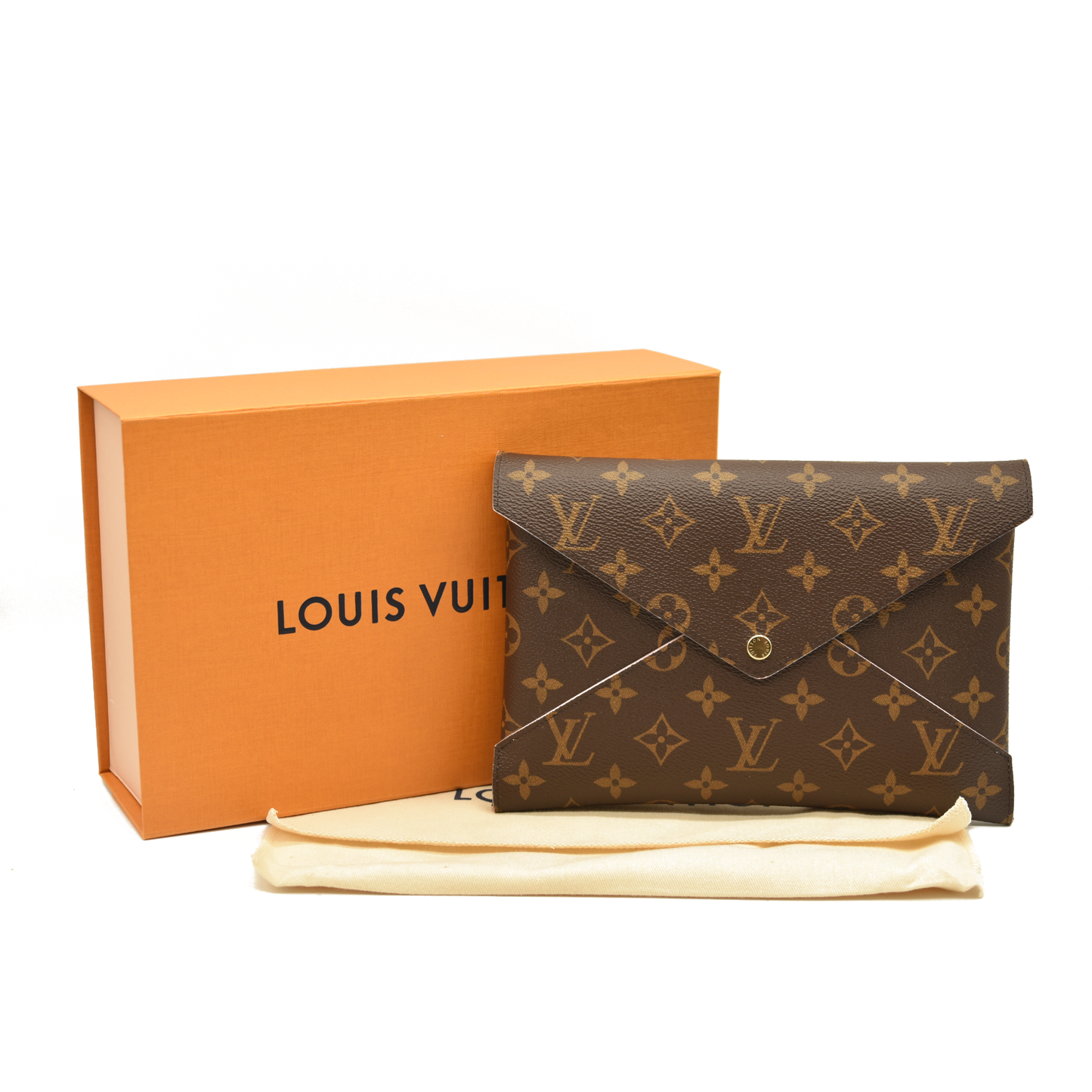 NEW LOUIS VUITTON Monogram Large Kirigami Pochette Insert Rose Ballerine