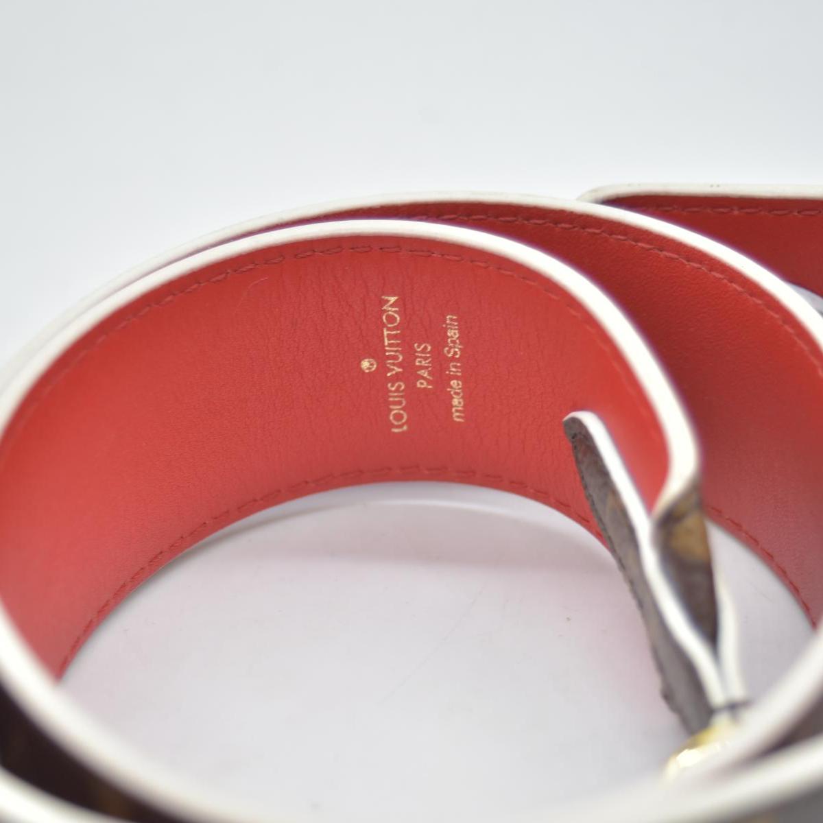 Louis Vuitton Monogram Bandouliere Shoulder Strap Red