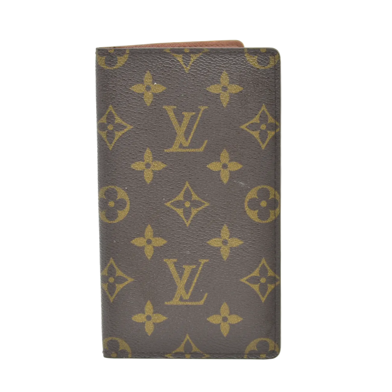 $600 1998 Louis Vuitton Monogram Porte-Valeurs Cartes Credit Wallet CA0928