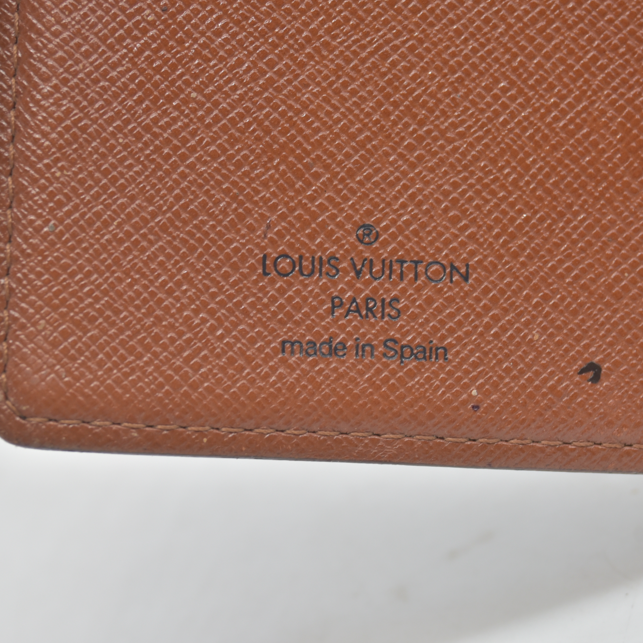 $600 1998 Louis Vuitton Monogram Porte-Valeurs Cartes Credit Wallet CA0928