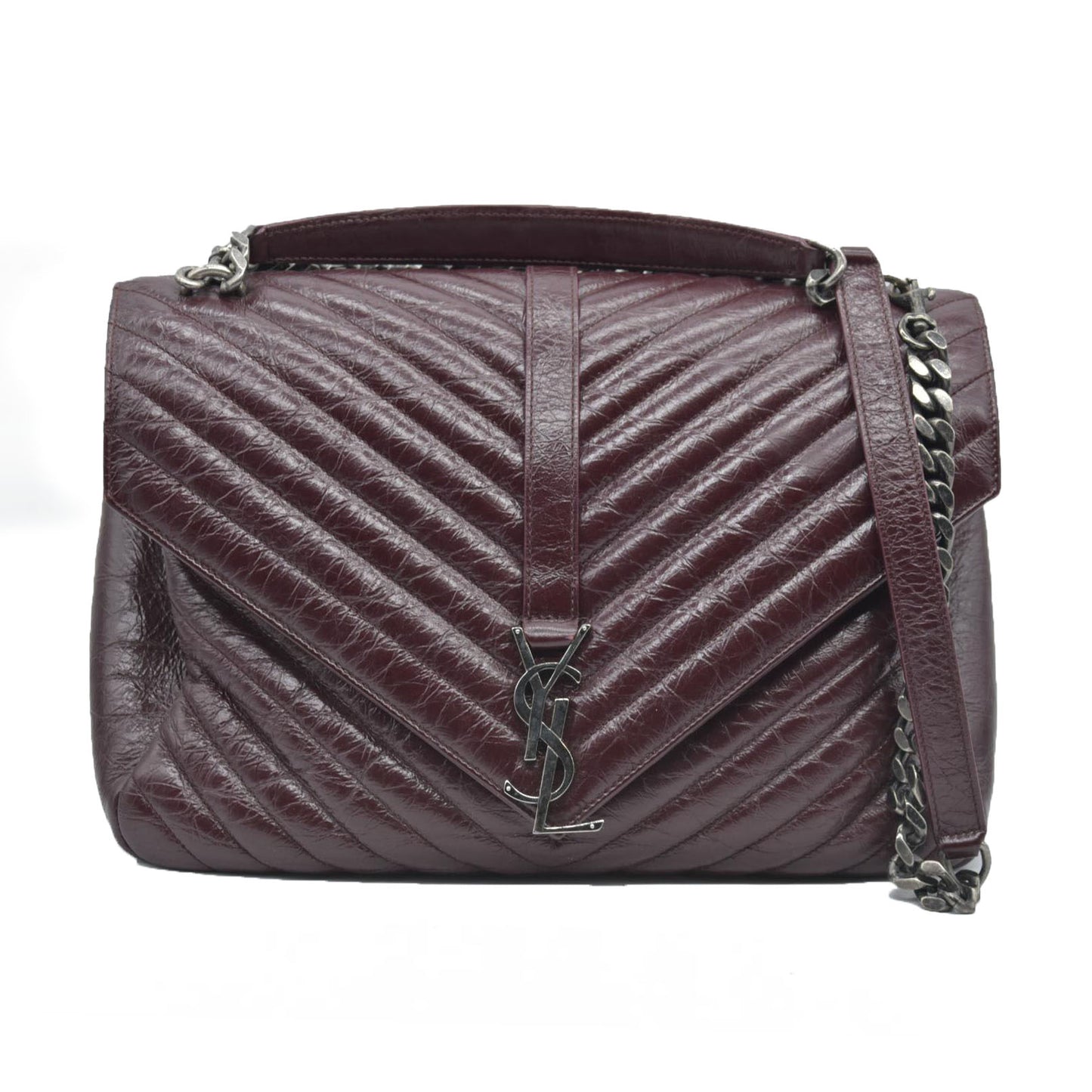 $3200 Saint Laurent Leather College Large