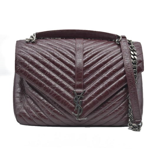 $3200 Saint Laurent Leather College Large