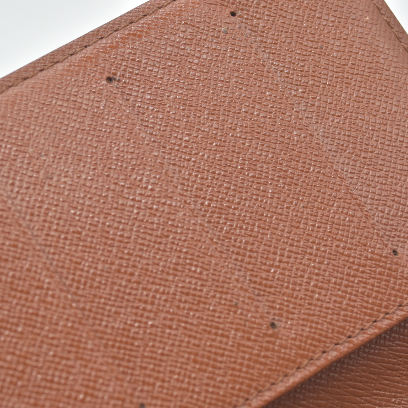 $600 1998 Louis Vuitton Monogram Porte-Valeurs Cartes Credit Wallet CA0928