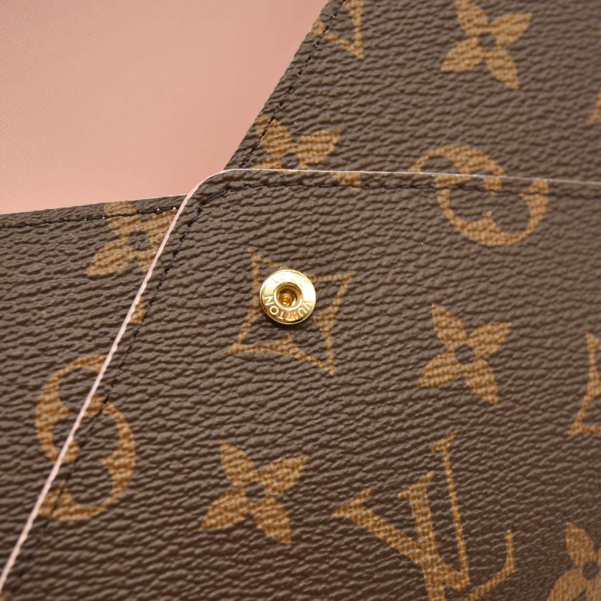 NEW LOUIS VUITTON Monogram Large Kirigami Pochette Insert Rose Ballerine