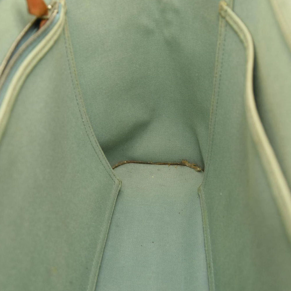 HERMES Toile Cabag 32 PM Light Blue