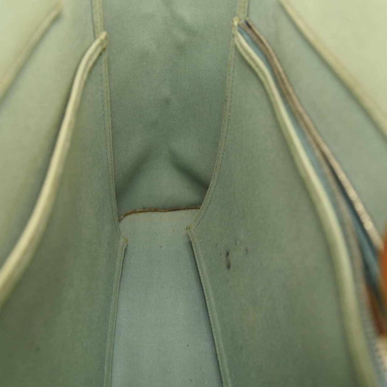 HERMES Toile Cabag 32 PM Light Blue