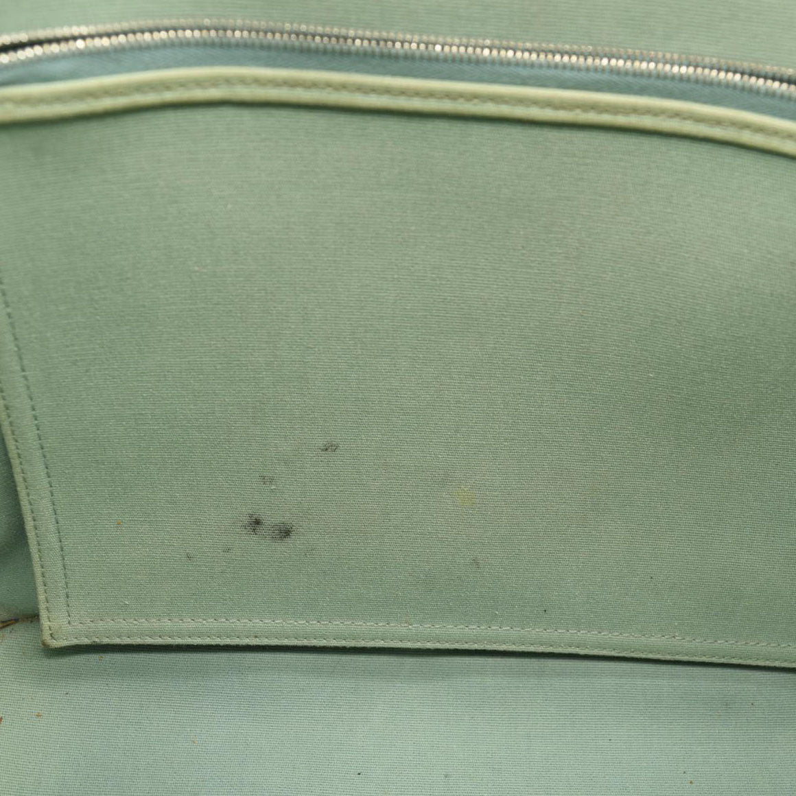 HERMES Toile Cabag 32 PM Light Blue