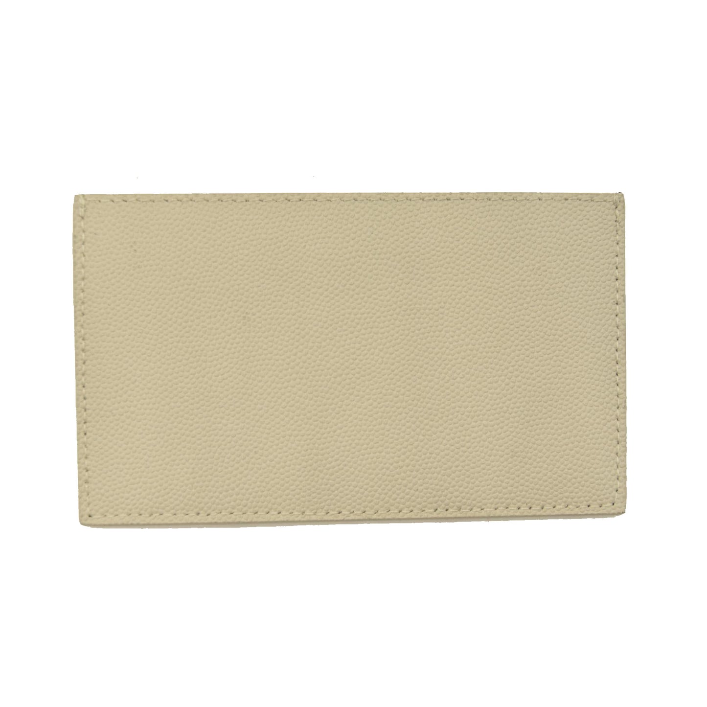 SAINT LAURENT Grain De Poudre Monogram Uptown Chain Wallet Crema Soft