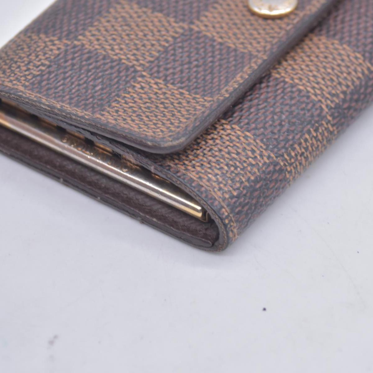 $455 2009 Louis Vuitton Damier Ebene Multicles 6 Key Holder CT1089 CONSIGNMENT 10021071