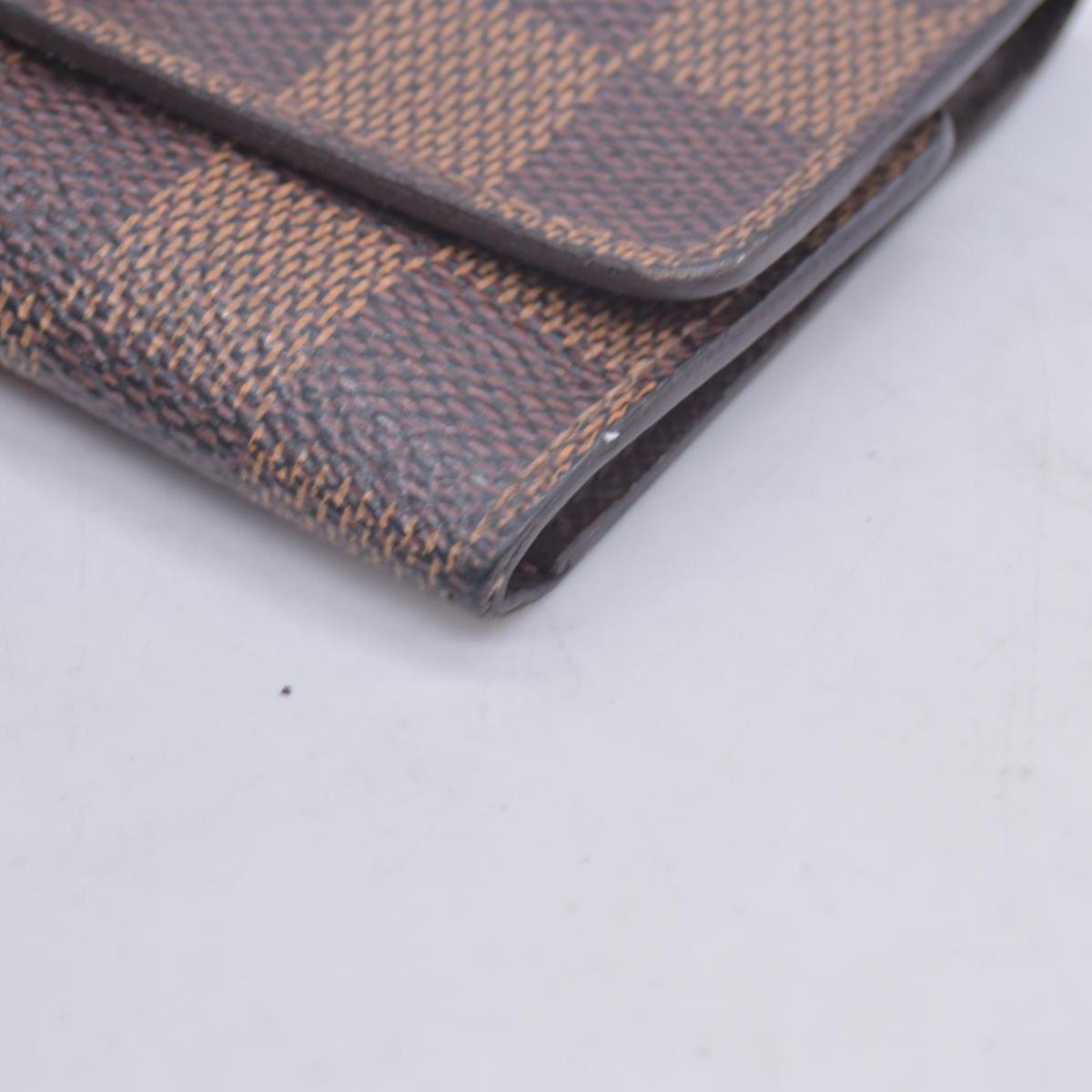 $455 2009 Louis Vuitton Damier Ebene Multicles 6 Key Holder CT1089 CONSIGNMENT 10021071