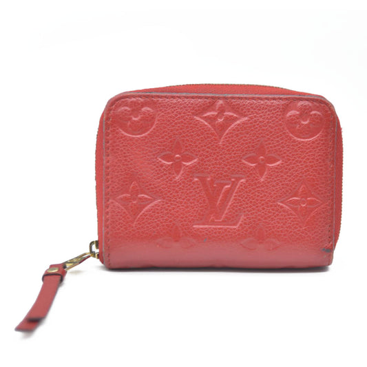Louis Vuitton Monogram Empreinte Zippy Zip Around Wallet Coin Purse $740 TS5114
