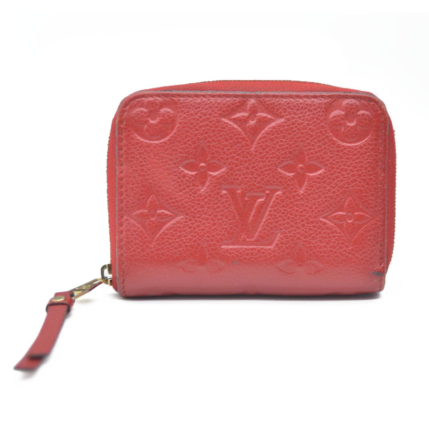 Louis Vuitton Monogram Empreinte Zippy Zip Around Wallet Coin Purse $740 TS5114