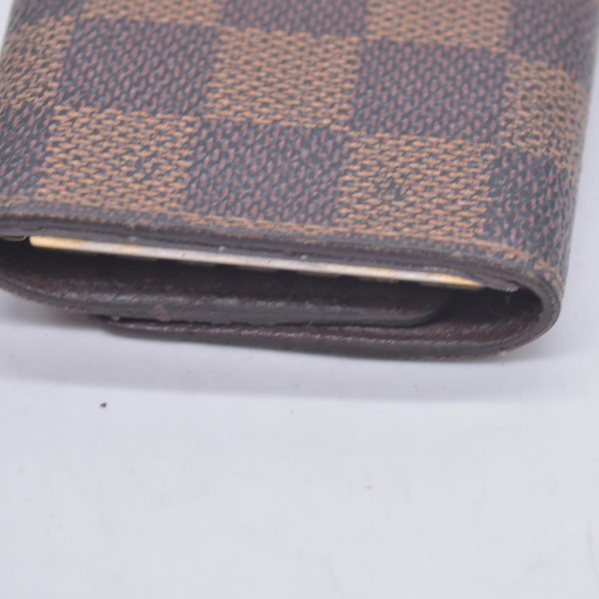$455 2009 Louis Vuitton Damier Ebene Multicles 6 Key Holder CT1089 CONSIGNMENT 10021071