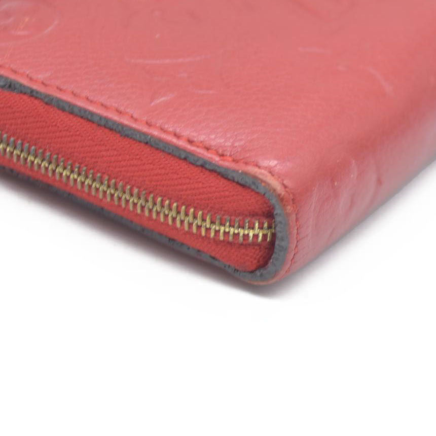 Louis Vuitton Monogram Empreinte Zippy Zip Around Wallet Coin Purse $740 TS5114