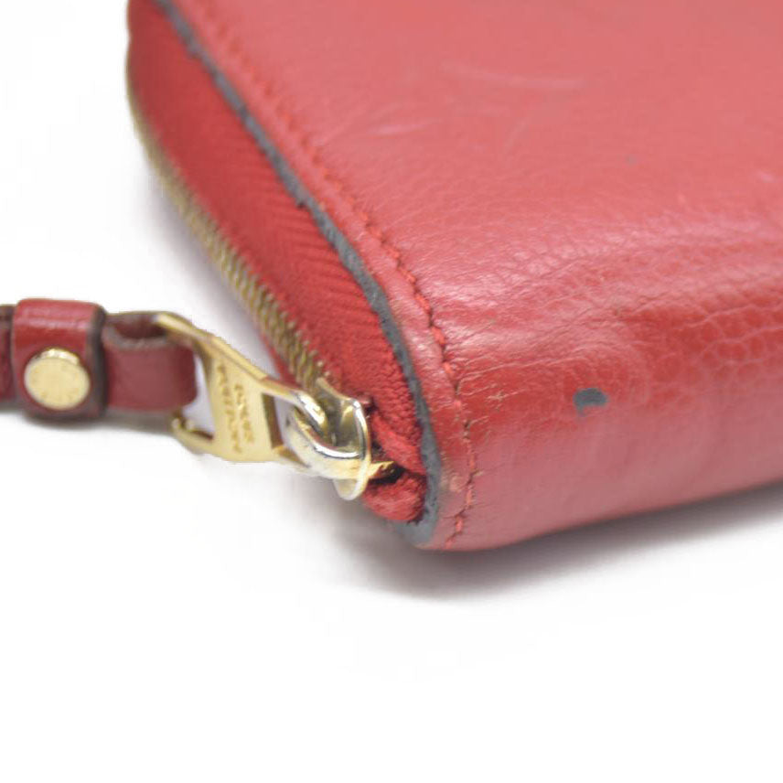 Louis Vuitton Monogram Empreinte Zippy Zip Around Wallet Coin Purse $740 TS5114