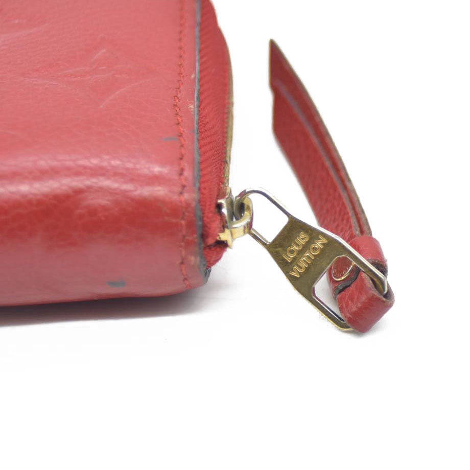 Louis Vuitton Monogram Empreinte Zippy Zip Around Wallet Coin Purse $740 TS5114