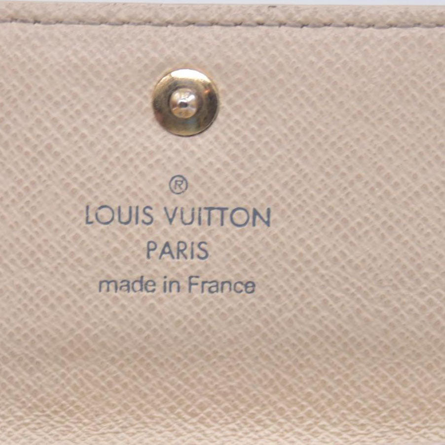 $345 2007 Louis Vuitton Damier Azur Multicles 4 Key Holder FL2027 CONSIGNMENT 10021073