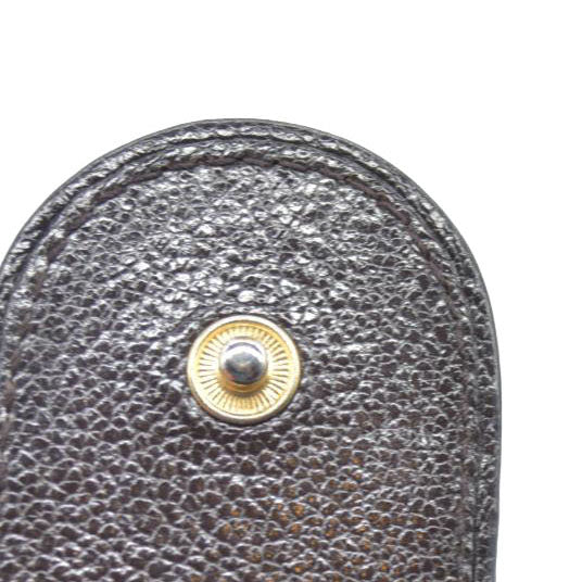 $690 BVLGARI Doppiotondo Leather Bifold Wallet