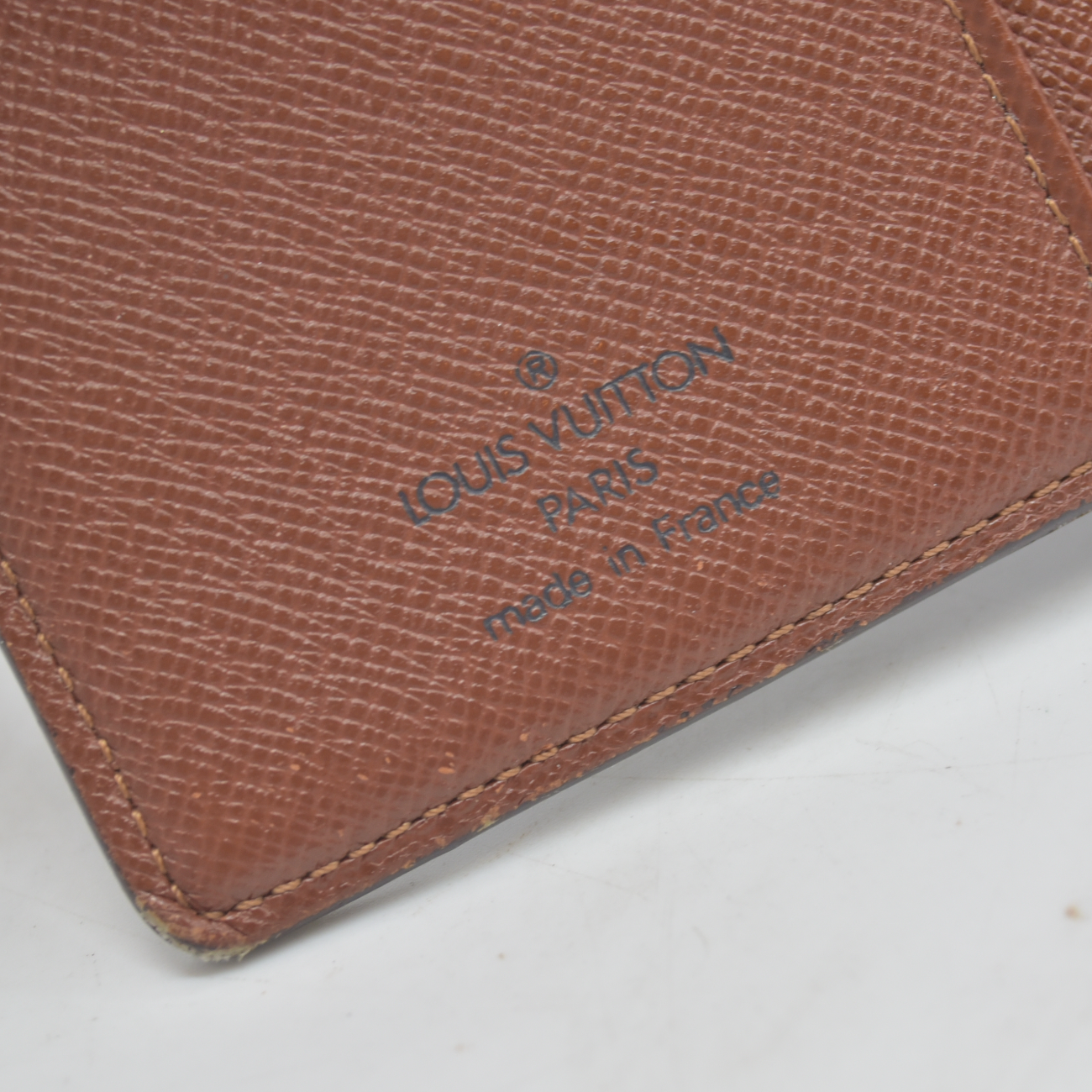 $750 2001 Louis Vuitton Monogram French Purse Wallet TH0011