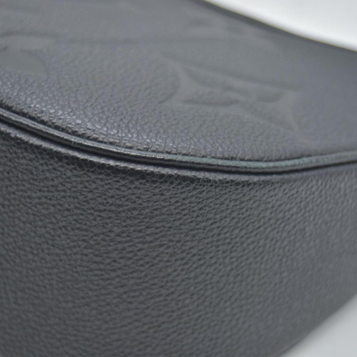 $2640  Louis Vuitton Empreinte Monogram Giant Bagatelle NM Black