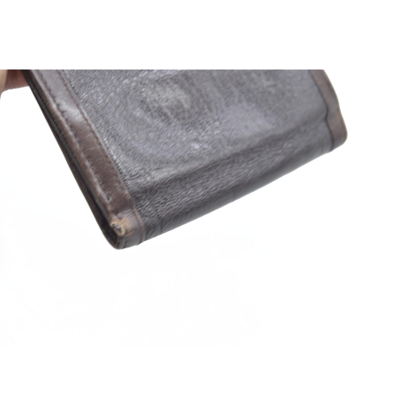 $690 BVLGARI Doppiotondo Leather Bifold Wallet