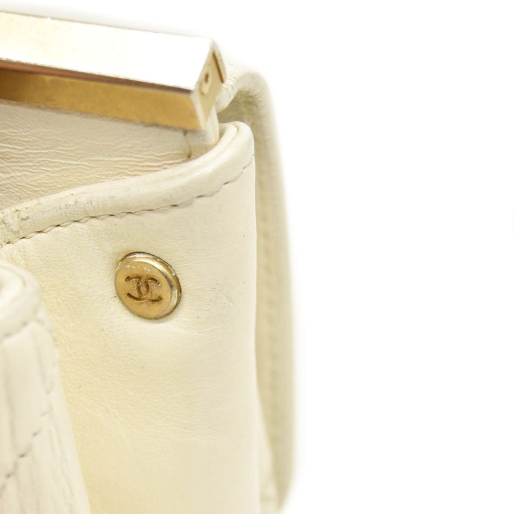 Chanel  Lambskin Quilted Coco Luxe Top Handle Flap  25*