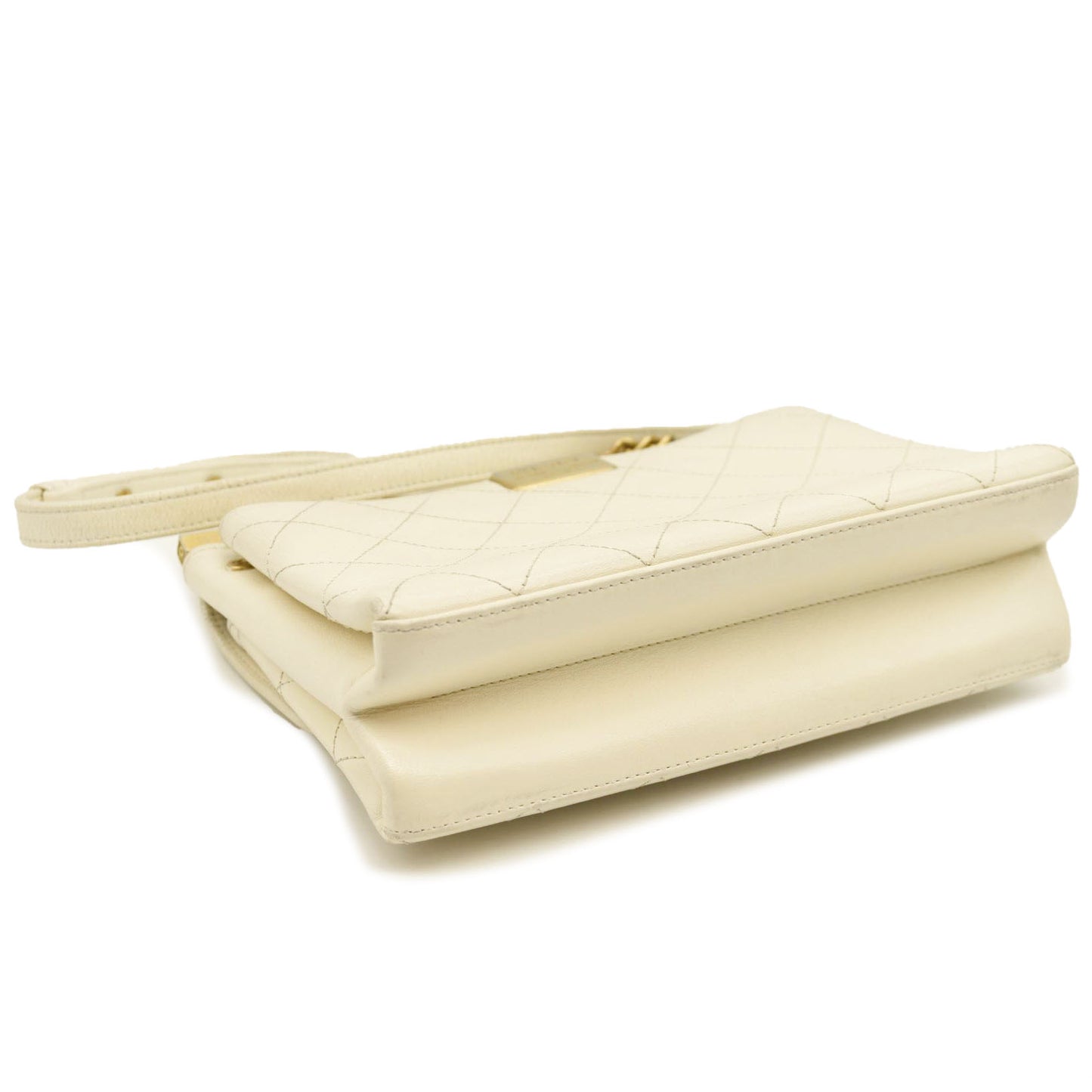 Chanel  Lambskin Quilted Coco Luxe Top Handle Flap  25*