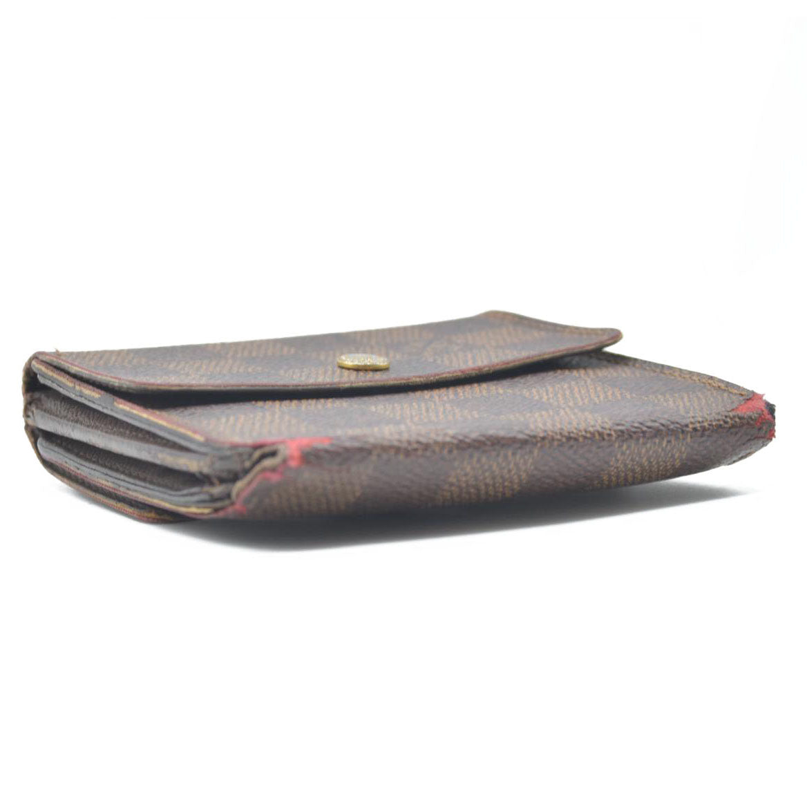 Louis Vuitton Monogram Portefeiulle Elise Trifold Wallet Brown