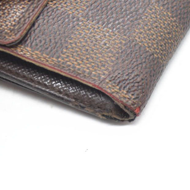Louis Vuitton Monogram Portefeiulle Elise Trifold Wallet Brown