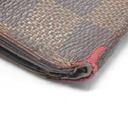 Louis Vuitton Monogram Portefeiulle Elise Trifold Wallet Brown