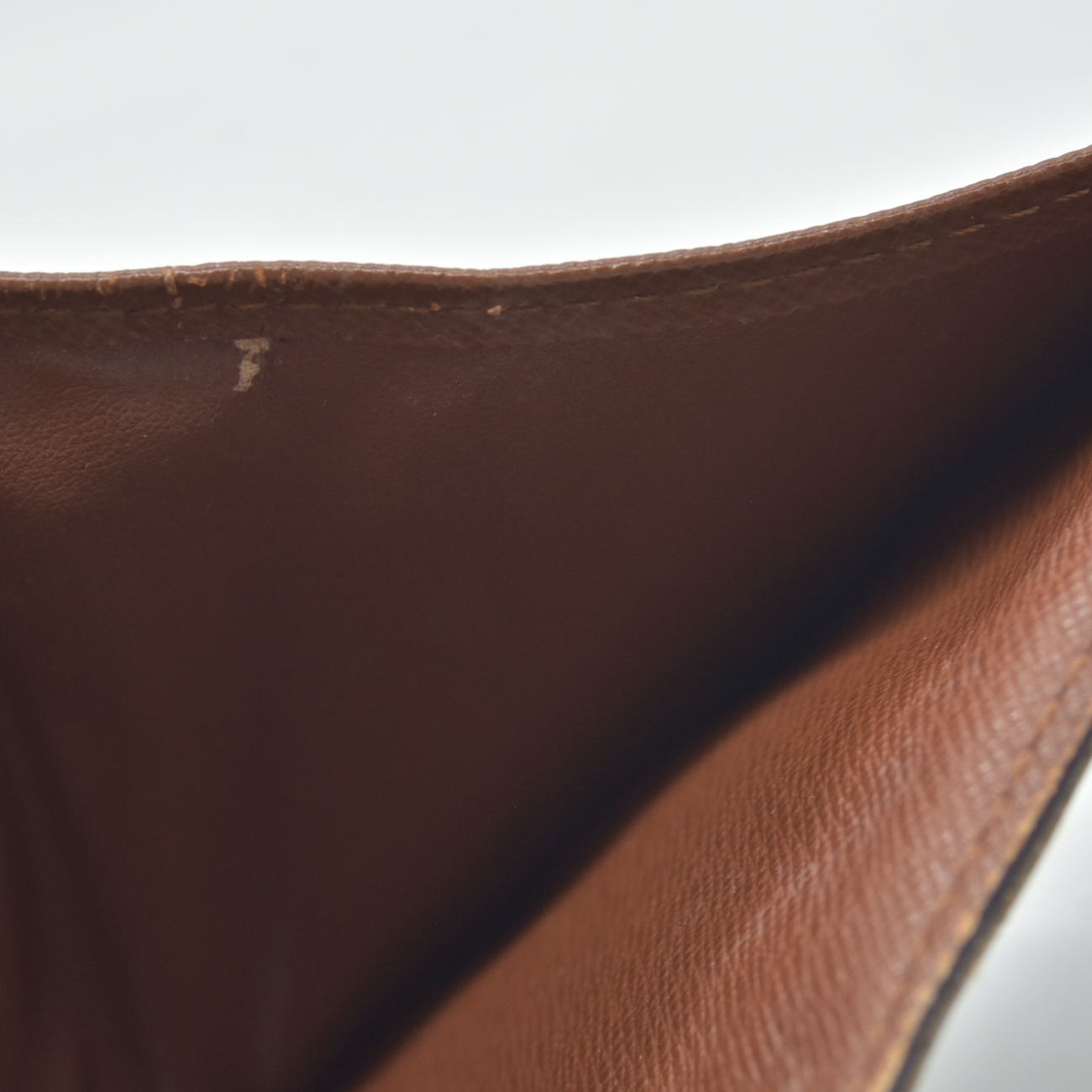 $590 2003 Louis Vuitton Monogram Compact Zip Bifold Wallet Brown CA0063