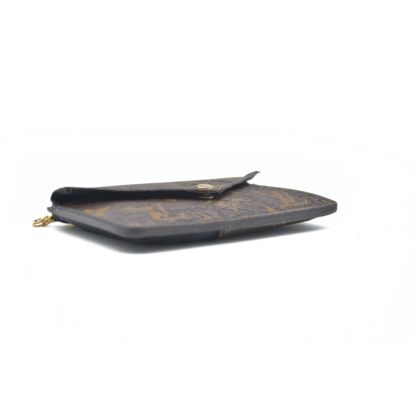 Louis Vuitton  Monogram Recto Verso Card Holder Black RFID Damaged