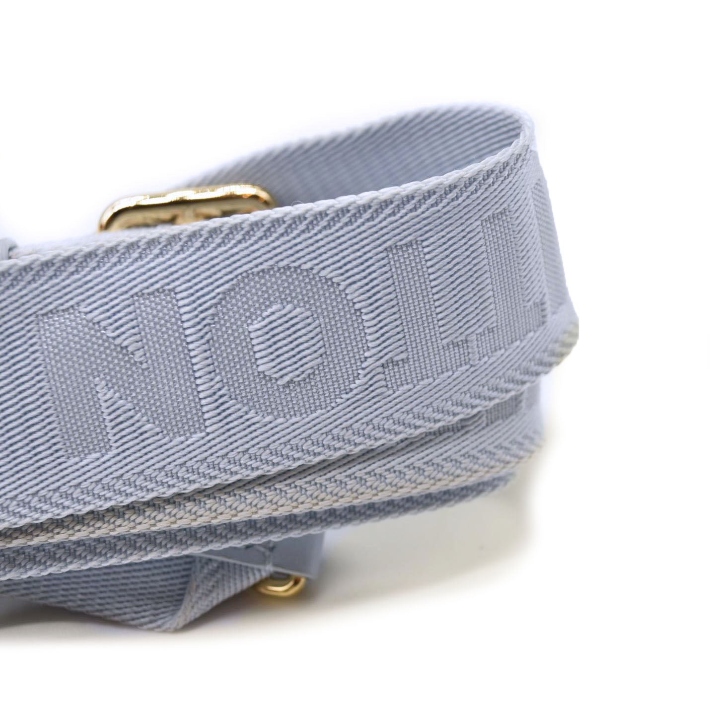 LOUIS VUITTON Calfskin Bubblegram Wallet On Strap Ice Blue