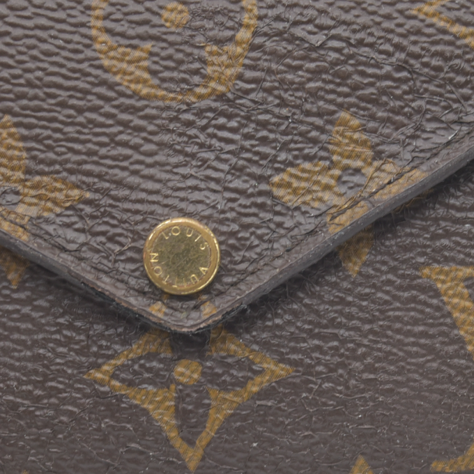 Louis Vuitton  Monogram Recto Verso Card Holder Black RFID Damaged