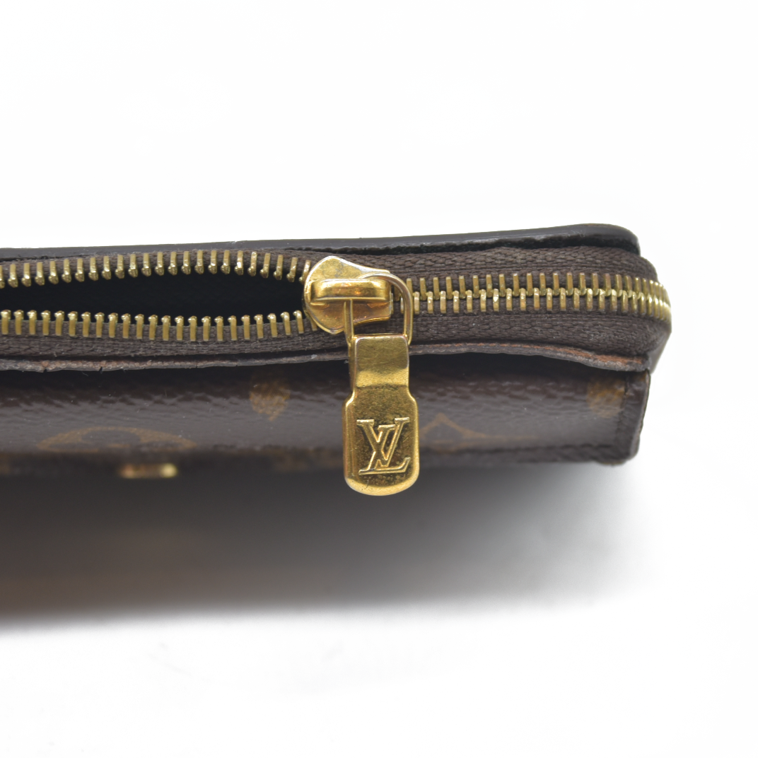 Louis Vuitton  Monogram Recto Verso Card Holder Black RFID Damaged