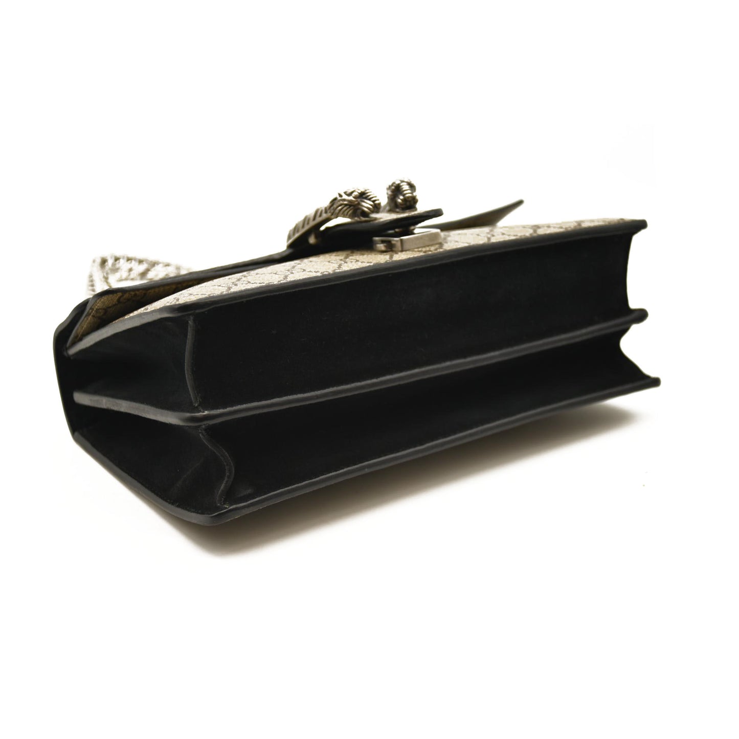 GUCCI  GG Supreme Monogram Small Dionysus Shoulder Bag Black