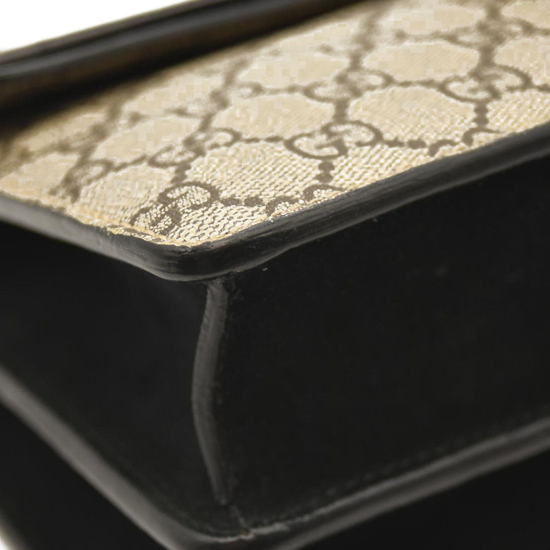 GUCCI  GG Supreme Monogram Small Dionysus Shoulder Bag Black