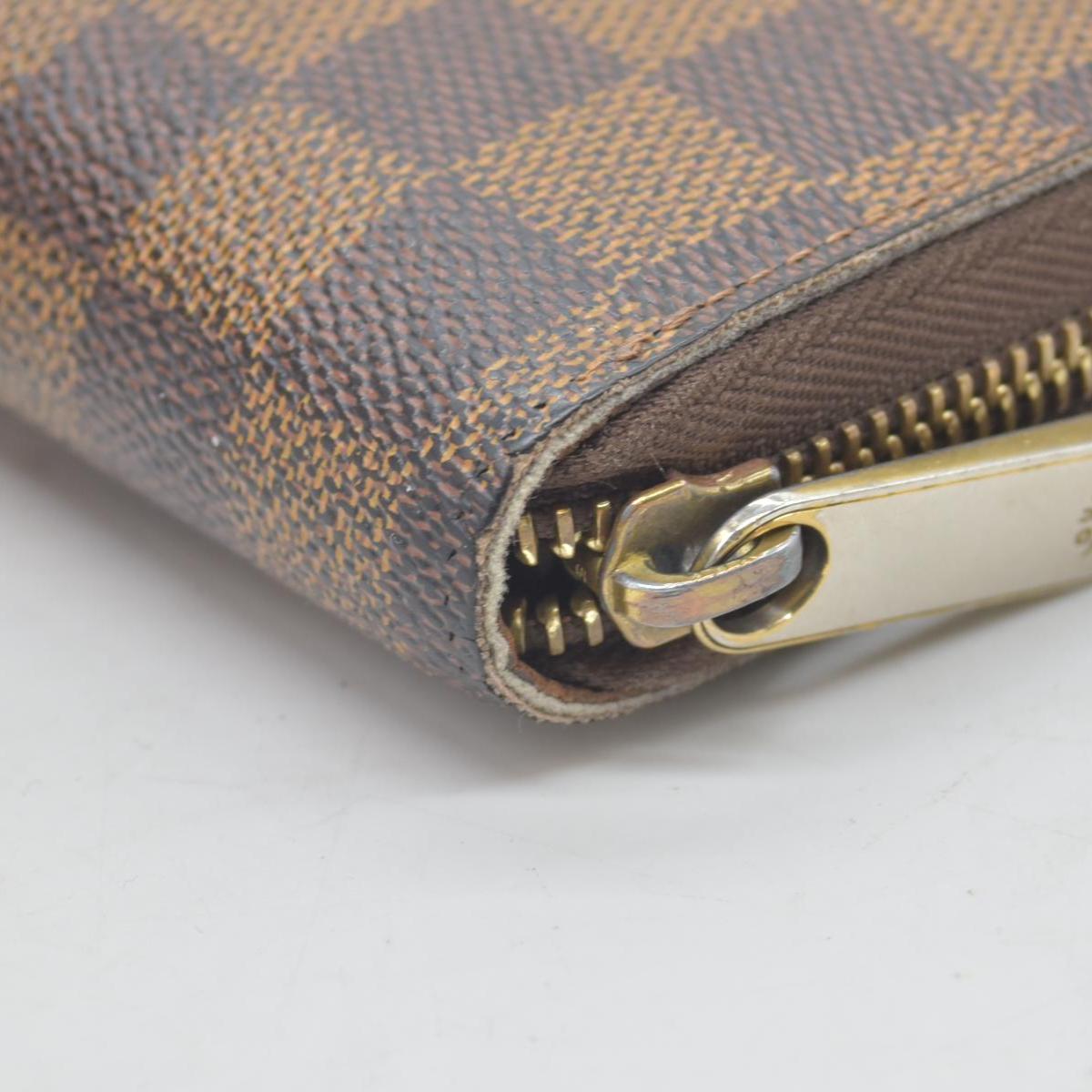 $915 2008 Louis Vuitton Damier Ebene Zippy Wallet  VI2078